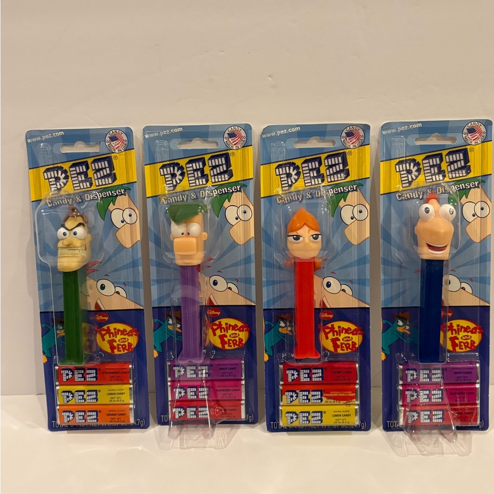 Brand New Disney Phineas and Ferb Pez Dispenser Lot of 5 - Picture 3 of 12